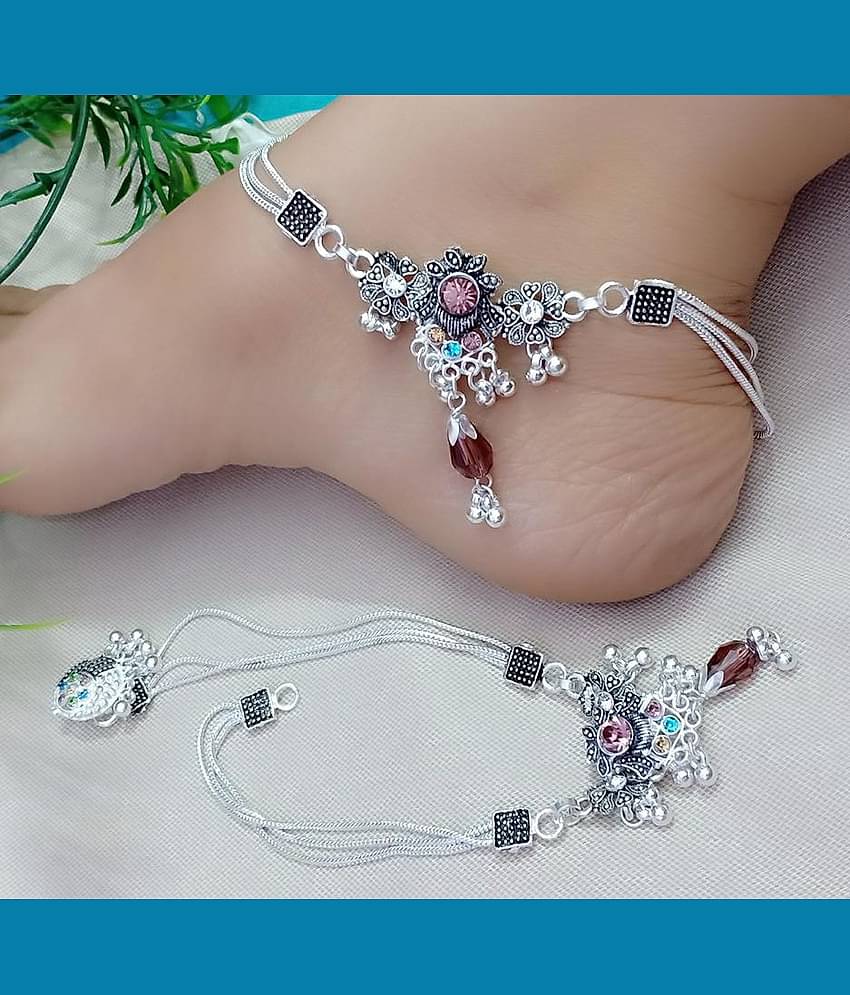 MGSV Maroon Anklets ( Pack of 2 )