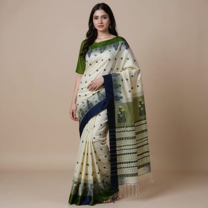 Bengal Mixed Cotton Tangail Saree Bengal Mixed Cotton Tangail Saree
