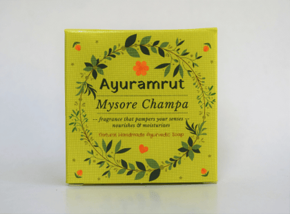 Ayuramrut Mysore Champa Natural Handmade Ayurvedic Soap