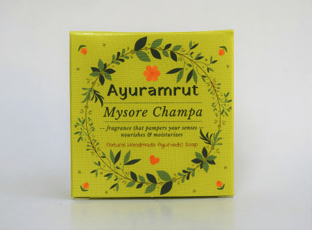 Ayuramrut Mysore Champa Natural Handmade Ayurvedic Soap