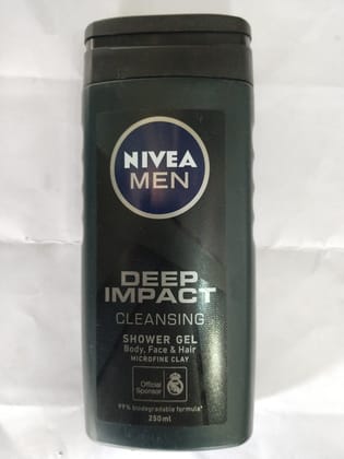 Nivea Men Deep Impact Cleansing Shower gel 