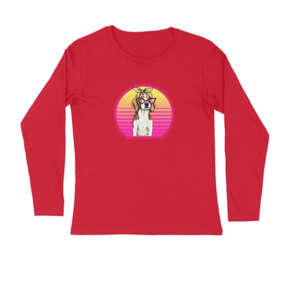 Full Sleeves Round Neck (Men) - Lil Miss Beagle (7 Colours)