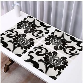 REVAXO placemats set of 4pcs/ table mat set of 4 pcs/ dining table placemat set of 4pcs/placemat set of 4 pcs