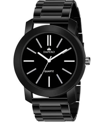 EMPERO Black Stainless Steel Analog Men's Watch