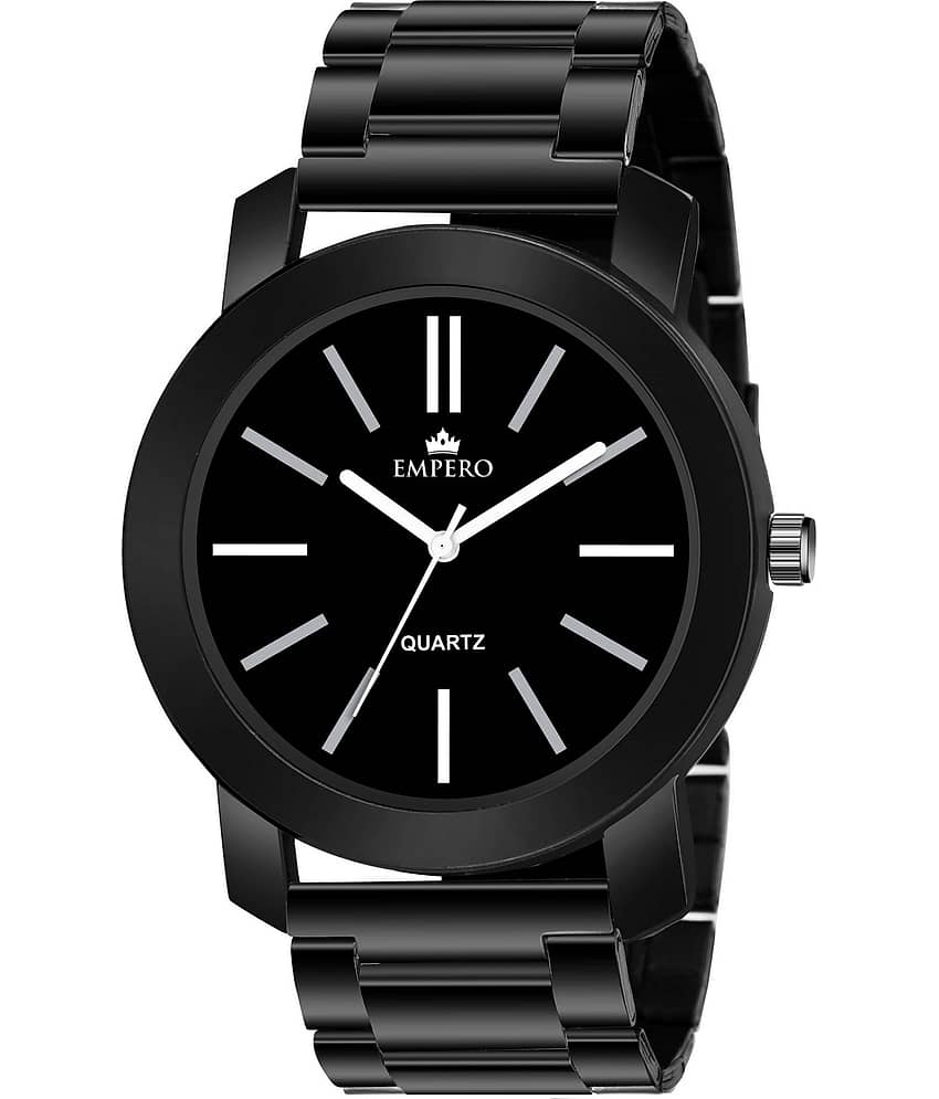 EMPERO Black Stainless Steel Analog Men's Watch