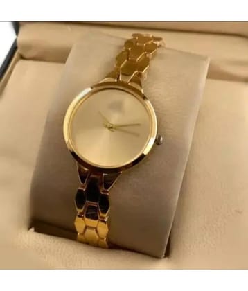 EEWHI Gold Metal Analog Womens Watch