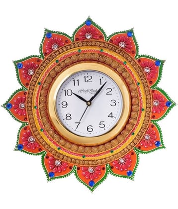 eCraftIndia Circular Analog Wall Clock -
