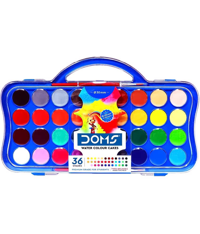 Doms Water Color Cakes 36 Shades (30 Mm)