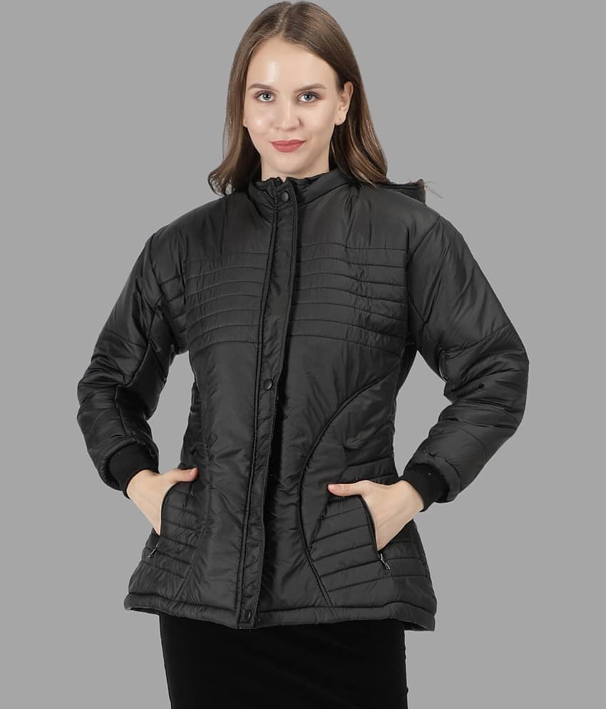 NUEVOSDAMAS - Polyester Blend Beige Hooded Jackets