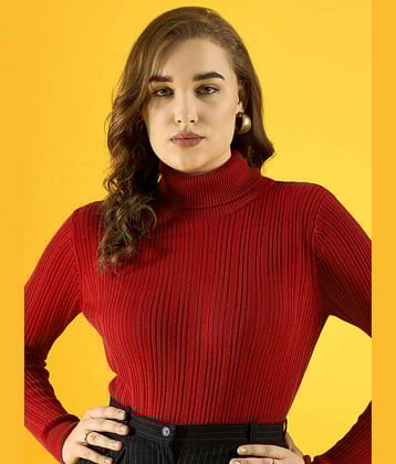 98 Degree North Cotton High Neck Women's Pullovers - Blue (Pack of 1)