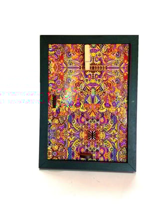 When Colors Speak Photo Frame with Bottle green Borders