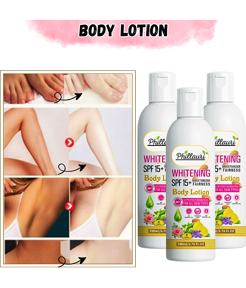 Phillauri - Skin Softening Lotion For All Skin Type 300 ml ( Pack of 3 )