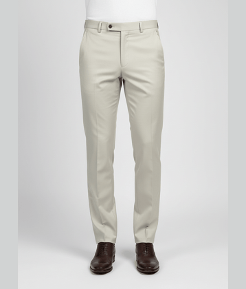 plounge Slim Men's Formal Trouser - Off White ( Pack of 1 )