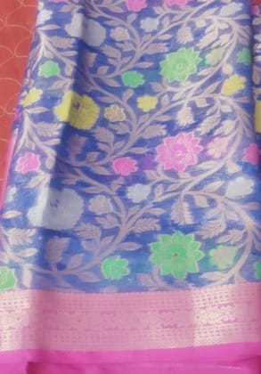 Elegant Braso Silk Saree Floral Blossom Collection