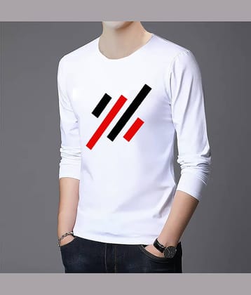 JUGULAR Pack of 1 Cotton Regular Fit Men's T-Shirt ( White )