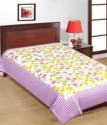 Uniqchoice Cotton Double Bedsheet ( Multi )