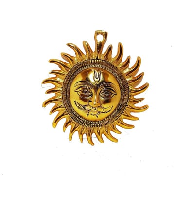 KridayKraft Aluminium Sun God Idol ( 2 cm )