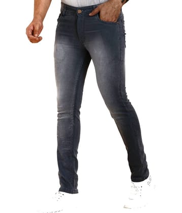 Sindon Regular Fit Dyed Men's Jeans - Black ( Pack of 1 )