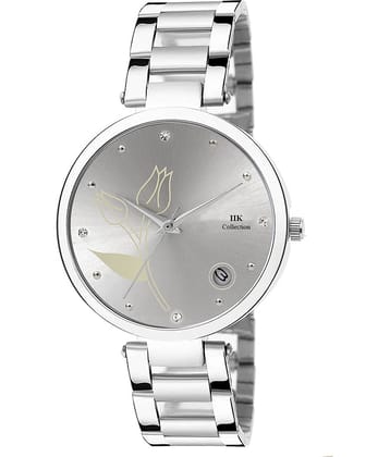 IIK COLLECTION - Silver Stainless Steel Analog Womens Watch