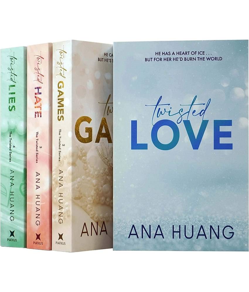(Combo of 4 BOOKS )TWISTED SERIES LOVE+GAMES+HATE+LIES