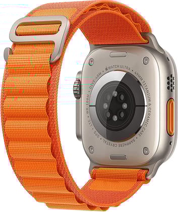 Valente Alpine Loop 38mm/40mm/41mm Strap Compatible with Apple Watch Series 4,5,SE,6,7,8-Orange