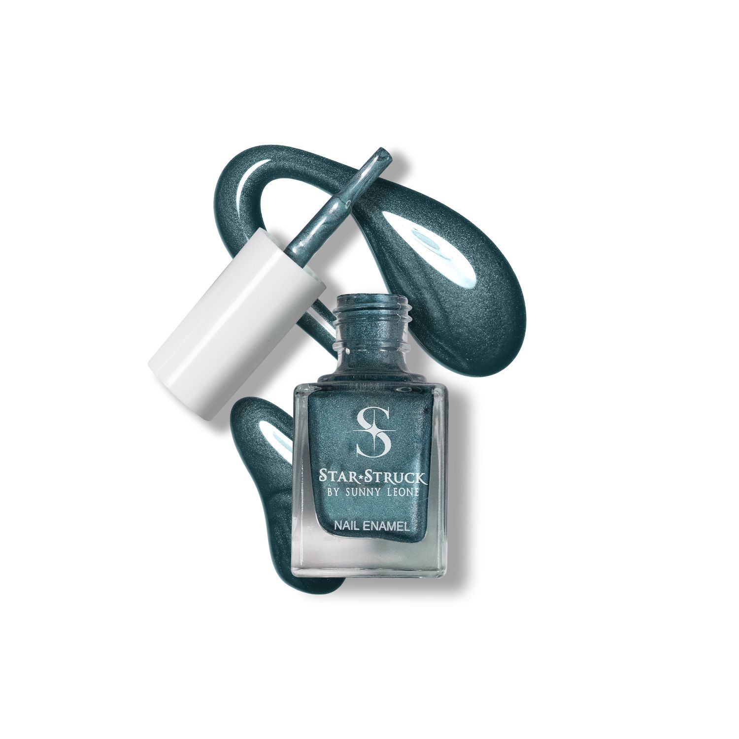 StarStruck by Sunny Leone - Galaxy Blue - Metallic Nail Polish | High-Impact Shine, Chip-Resistant & Quick Dry