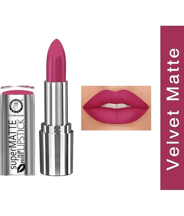 Colors Queen Super Matte Lipstick Highly Pigmented Creamy Matte Lipstick Glam Pink (Shade - 02)