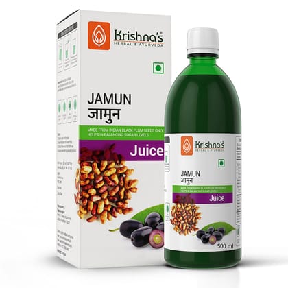 Krishna's Herbal & Ayurveda Jamun Juice  500 ml  Pack of 1