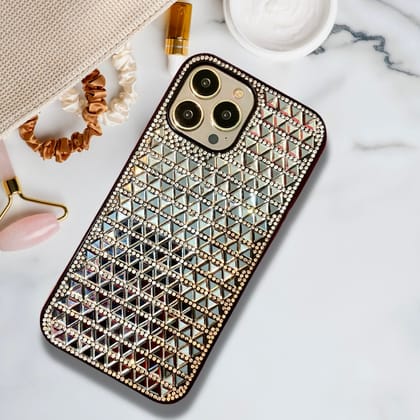 Bling Diamond Rhinestones Mirrors Luxury Cover-iPhone 13 Pro Max