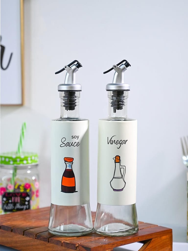 350ml Vinegar & Soya Dispenser Set