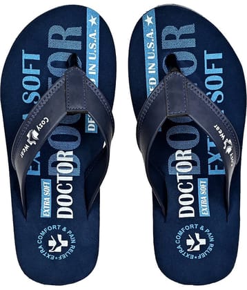 Cozy Wear - Blue Men's Thong Flip Flop