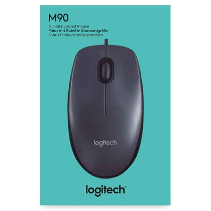 Logitech M90 Full-Size Corded Mouse
