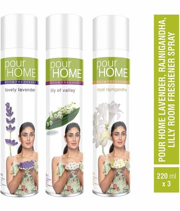 POUR HOME Room Freshener Touch Spray ( Pack of 3 )