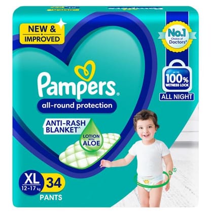 Pampers New Baby, 34 Pants