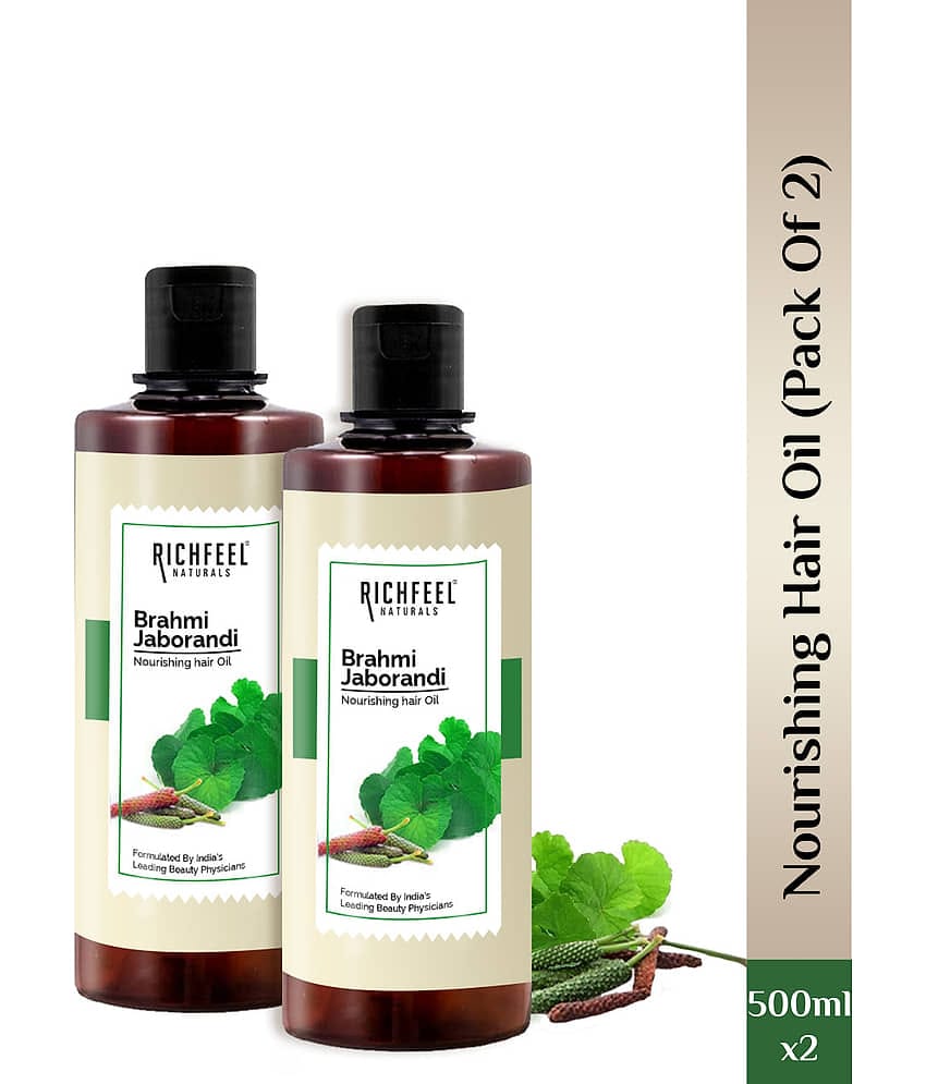 Richfeel Brahmi Jaborandi Hair Oil 500 Ml Pack of 2