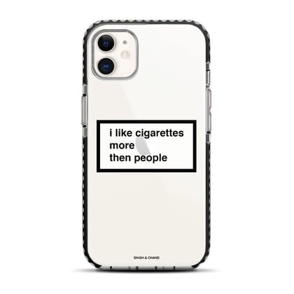 Cigarettes over people iPhone 11 Stride Phone Case-Stride