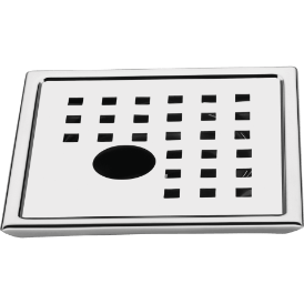 SD-22 Bathroom Grating 6" x 6" Inch With Pipe Hole SUS 304