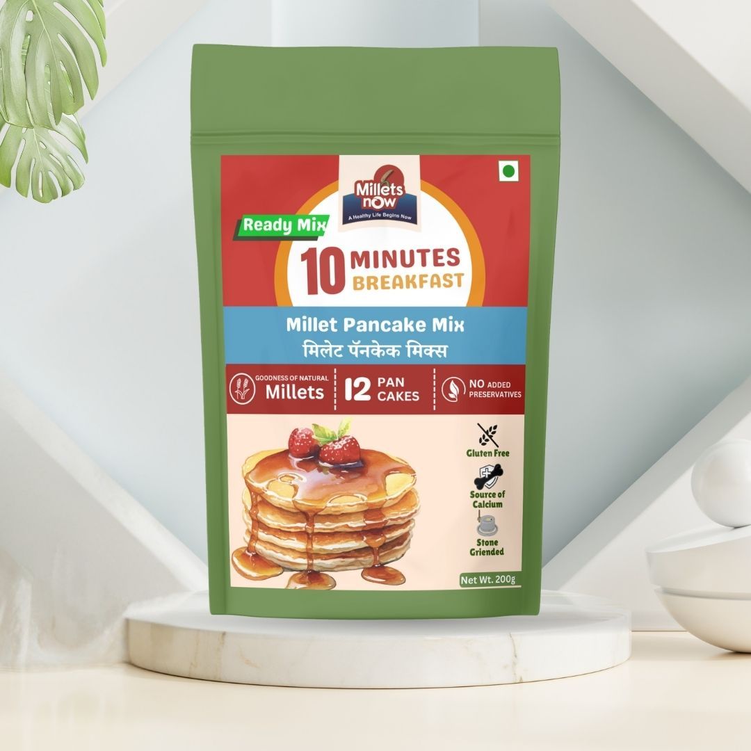 Millet Pancake Mix | Instant Breakfast Premix.