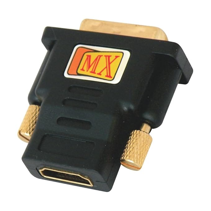 MX MX-2705A DVI-D Plug to HDMI 19 PIN Jack