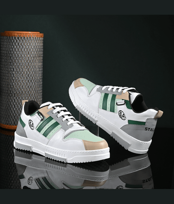 STALAG Casual Shoes for Men White Men's Outdoor Shoes