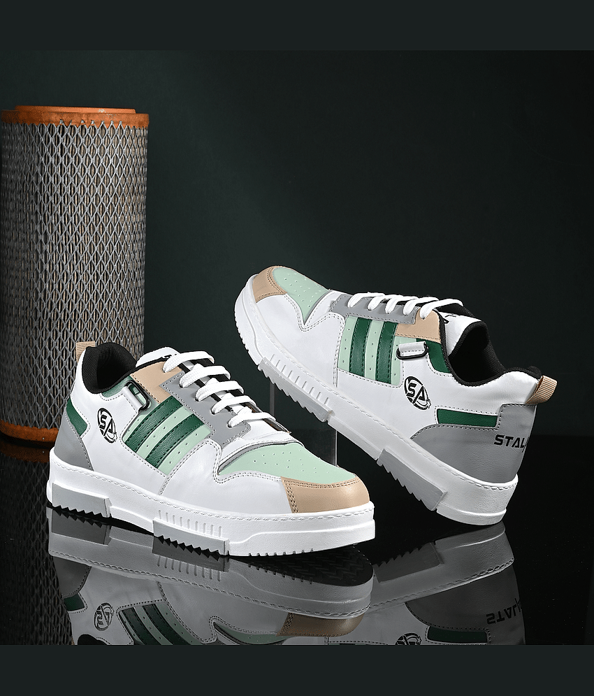STALAG Casual Shoes for Men White Men's Outdoor Shoes