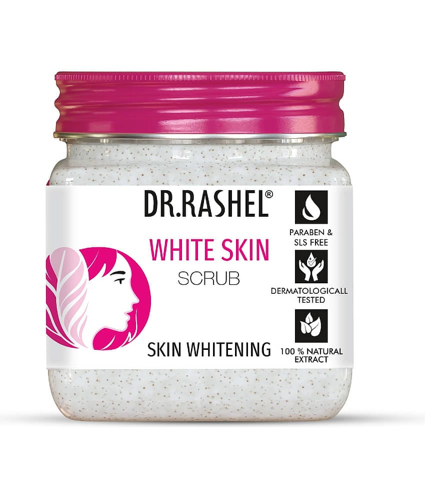 DR.RASHEL WHITE SKIN SCRUB for MEN and WOMEN (380 ml, Pack of 1)