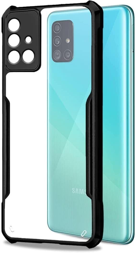 PLUGTECH Slim Shockproof Case | Matte Black Soft | Drop Protection | Precise Cutouts | Premium Mobile Cover for Samsung Galaxy A51