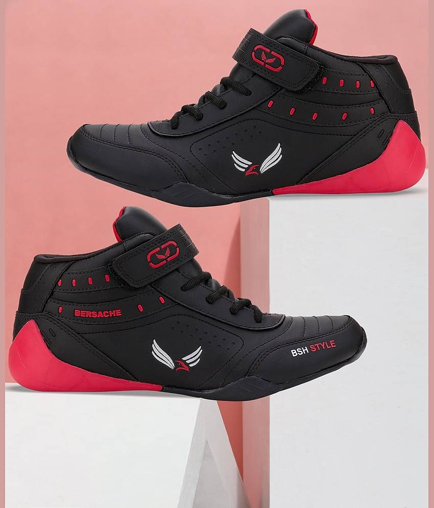 Bersache Men Casual Shoes Black Men's Outdoor Shoes