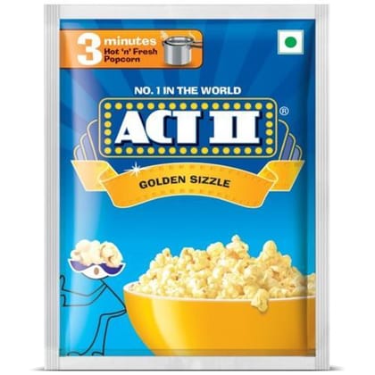 ACT II GOLDEN SIZZLE COOKER POP CORN 60 GMS