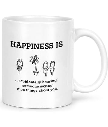 Idream Quote Printed Ceramic Coffee Mug 1 Pcs 330 mL