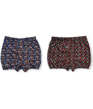 INNERO Pack of 2 Cotton Trunks For Men's ( Multicolor2 )