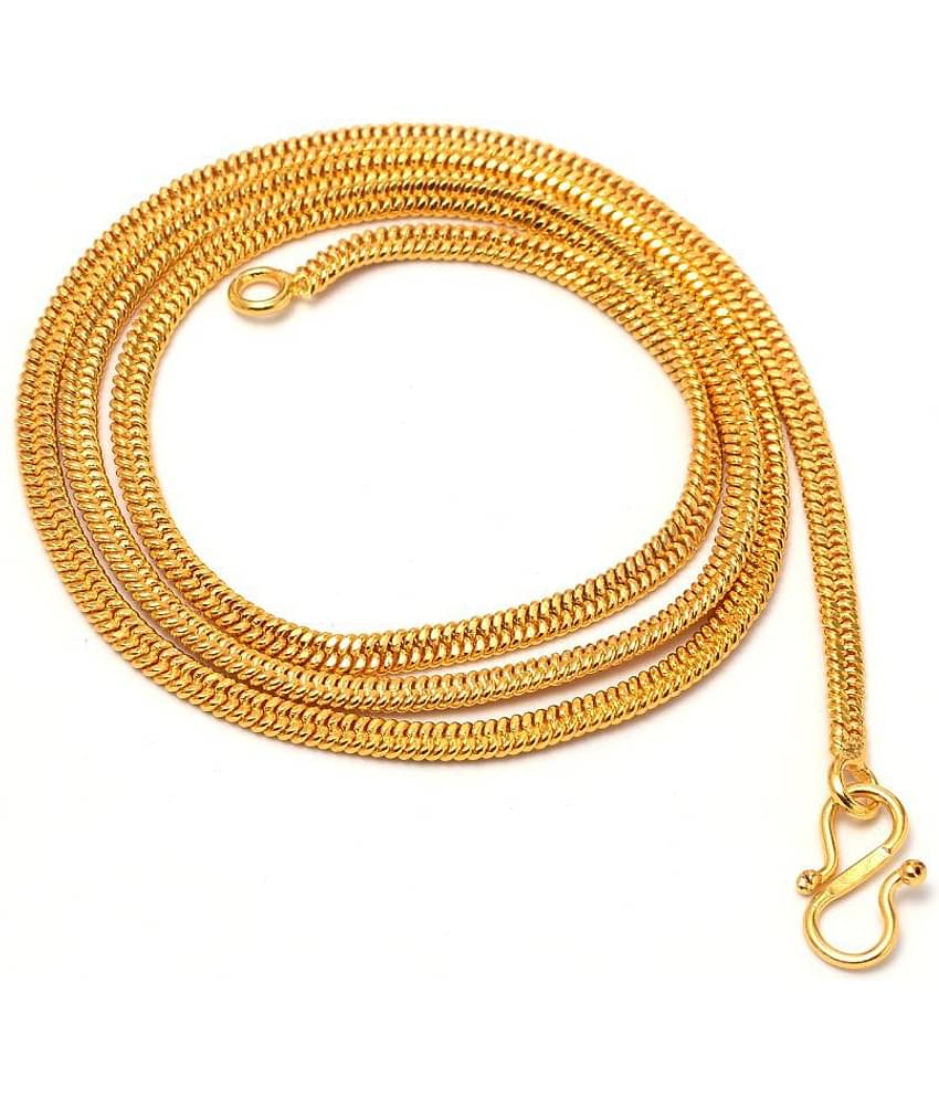 Jewar Mandi Gold Plated Chain ( Set of 1 )