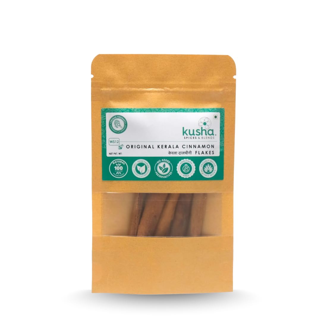 Kusha Spices Original Kerala Cinnamon Flakes