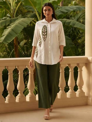 Cotton Flex Embroidered Co Ord Set Cotton Flex Embroidered Co Ord Set